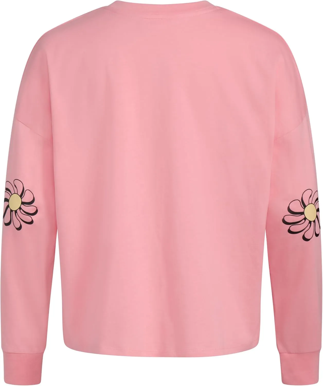 adidas Girls' Long Sleeve Waist Crew Tee T-Shirt