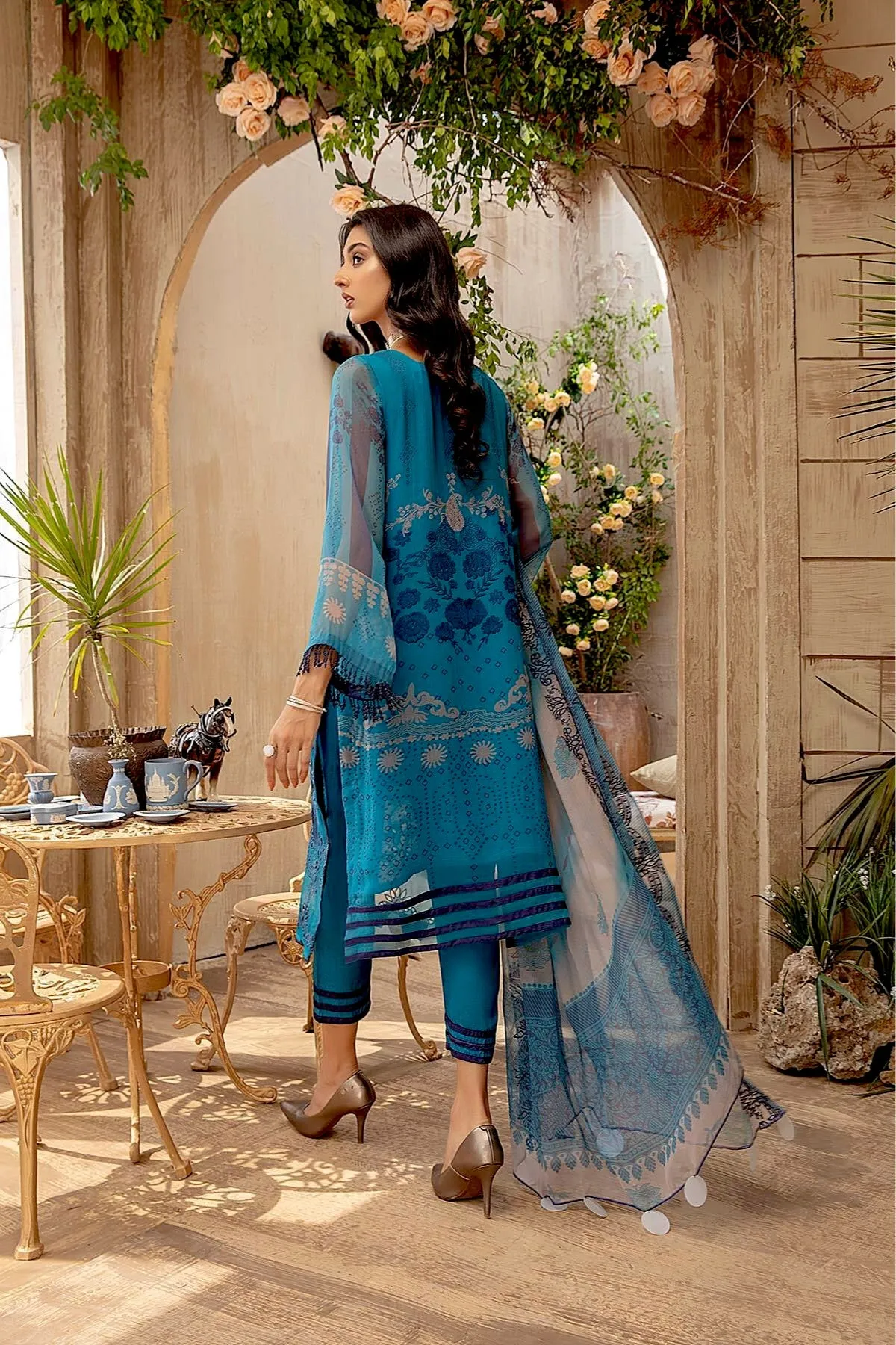 Charizma Vasal Embroidered Chiffon Collection 2021 – VSL-10