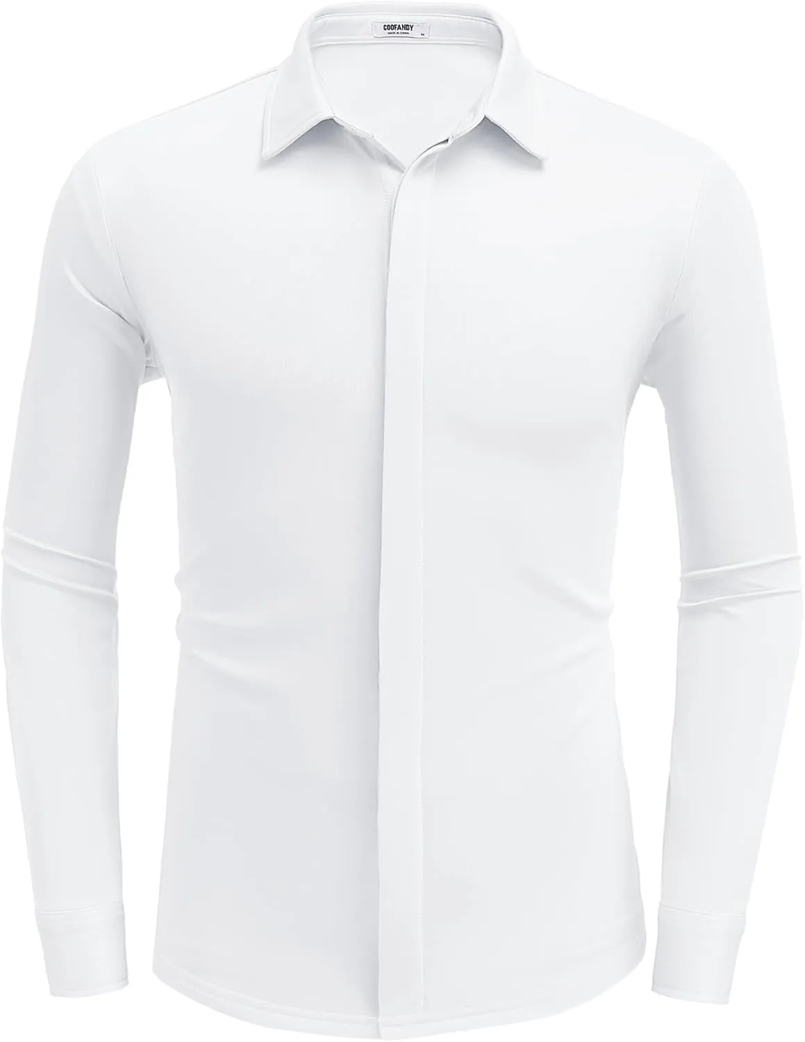 COOFANDY Mens Long Sleeve Wrinkle Free Shirts Casual Button Down Shirt Stretch Dress Shirt