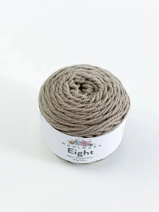 Eight Eyelet Cardigan Knit Kit