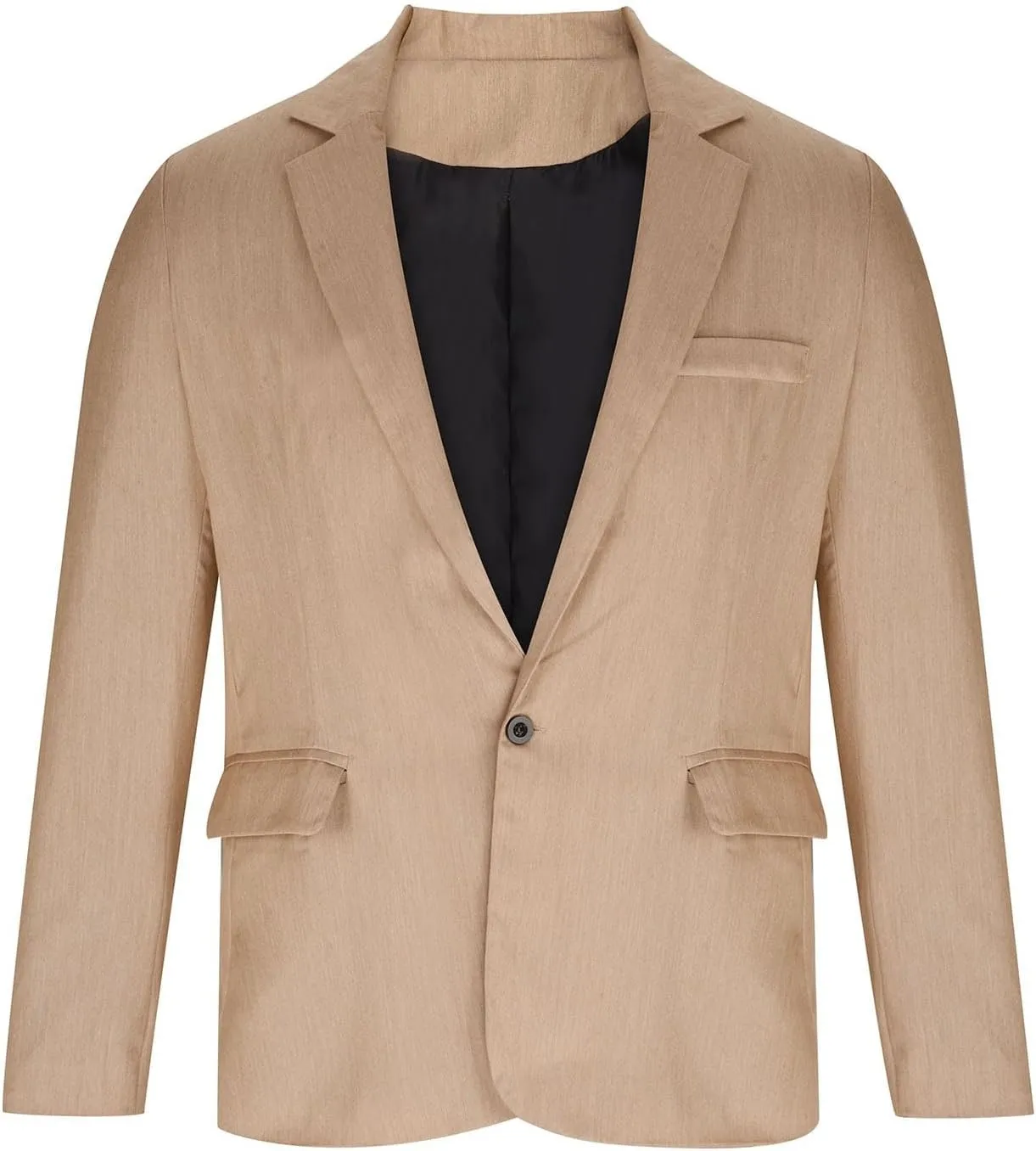 Linen Blazer Men Summer Casual Business Suit Jackets Lightweight Sports Linen Suit Jacket for Men