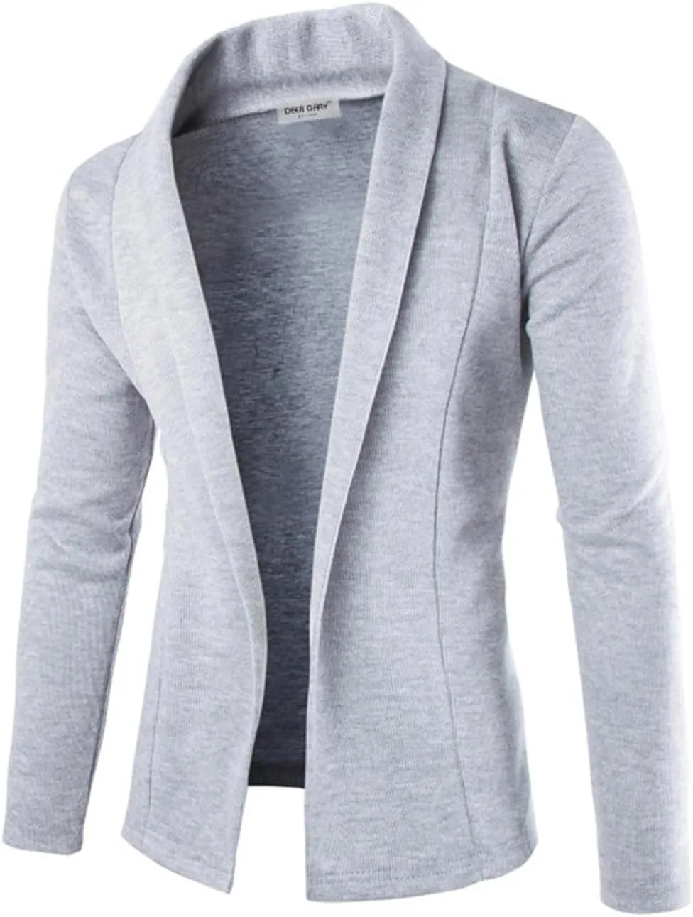 Mens Stylish Casual Cardigan Sweater Comfortable Slim Fit Fall 2023 Winter Coats Shawl Collar Soft Fabric V Neck Jackets
