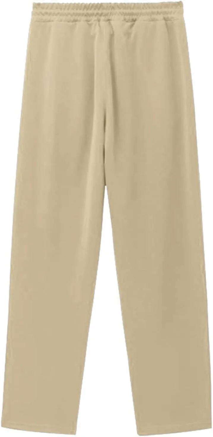 Mens Tear Away Sweatpants Waist Drawstring Elastic Wide Leg Basketball Pants Side Split Snap Baggy Joggers Pants