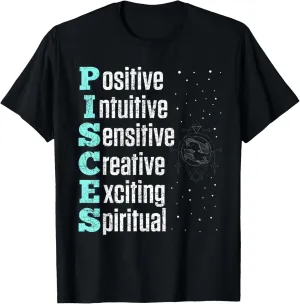 Pisces Astrological Sign Astrology Zodiac Sign T-Shirt