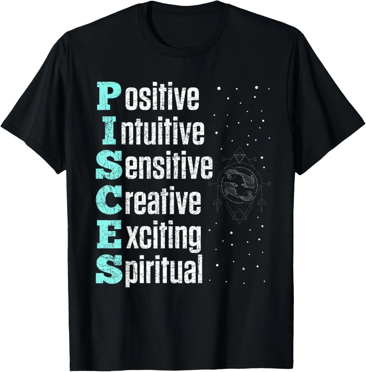 Pisces Astrological Sign Astrology Zodiac Sign T-Shirt