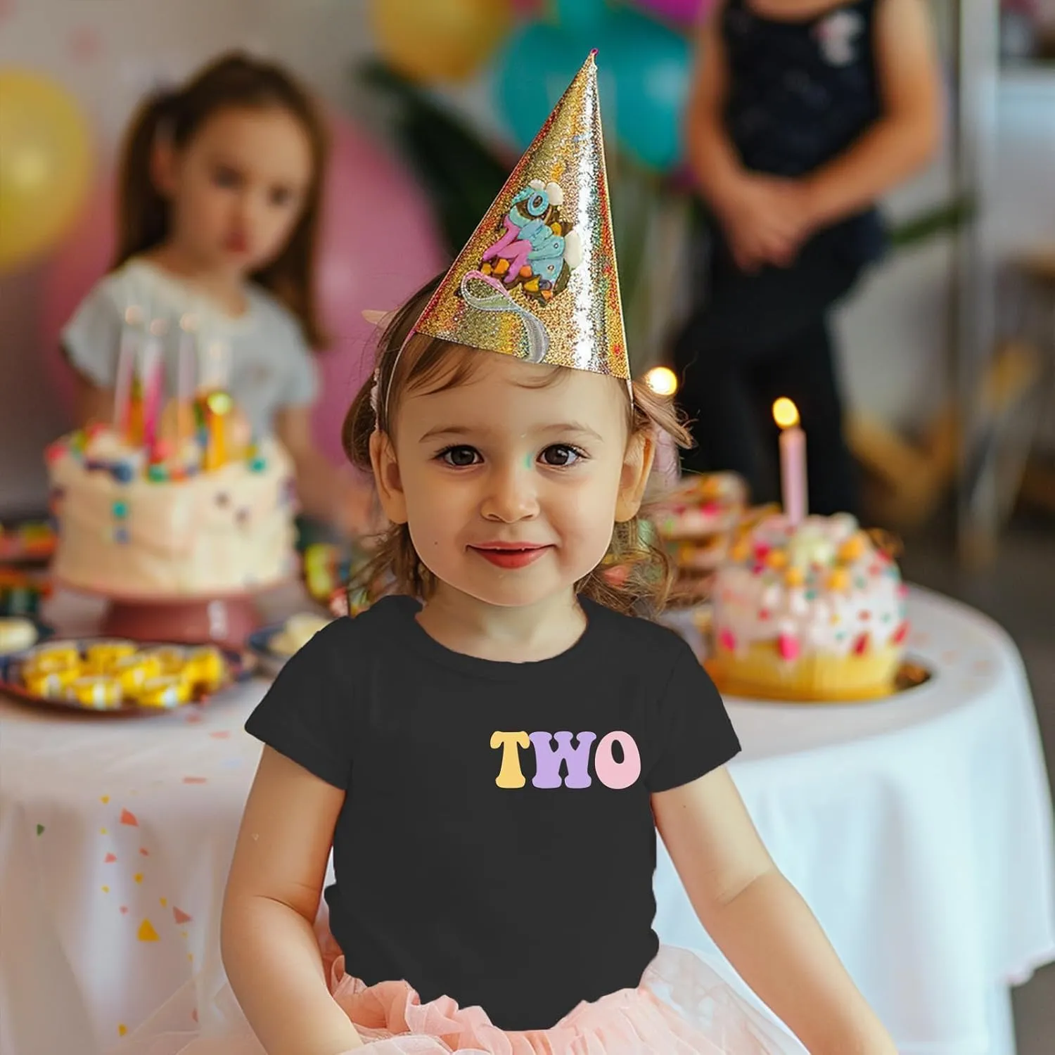 Toddler GILR Two Three Four Five Birthday Shirt in My Two-Five Years Old Era T-Shirts